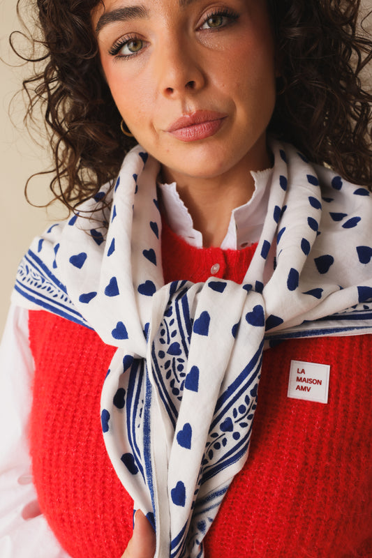 Foulard Adulte Love Lapis 100cm
