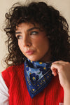 Foulard Bébé Enfant Flower Minuit