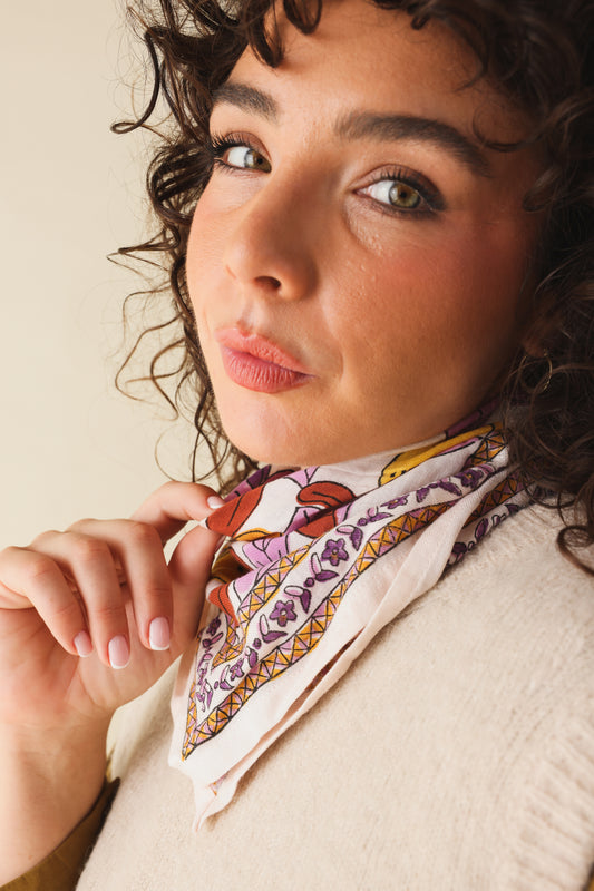 Foulard Bébé Enfant Pomelo lilas