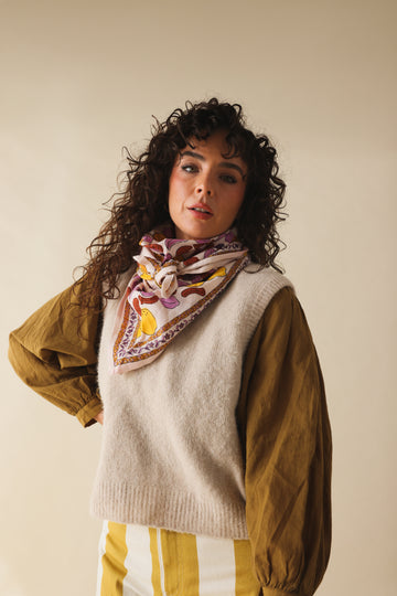 Foulard Adulte Pomelo lilas