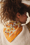 Foulard Bébé Enfant Flower Doré