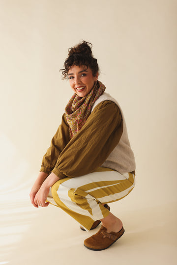 Foulard Adulte Love Bronze 100 cm