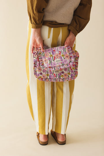 Petite Pochette Floral lilas