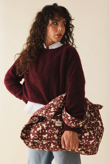 Cabas Cowboy marron
