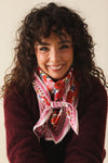 Foulard Adulte Floral rose