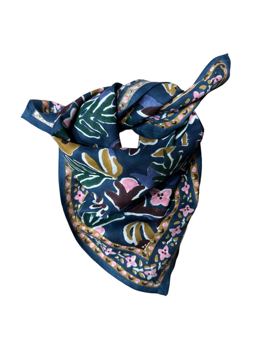 Foulard Bébé Enfant Matis Bleu  50 cm