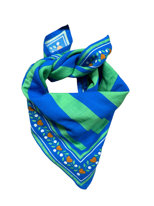 Foulard Bébé Enfant Stripe Prairie 50 cm