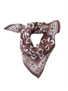 Foulard Bébé Enfant Coeur Prune 50 cm