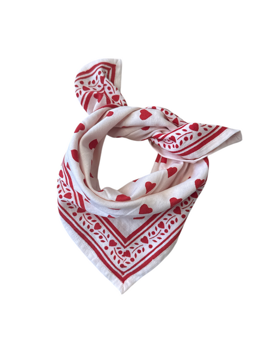 Foulard Bébé Enfant Love Cherry 50 cm