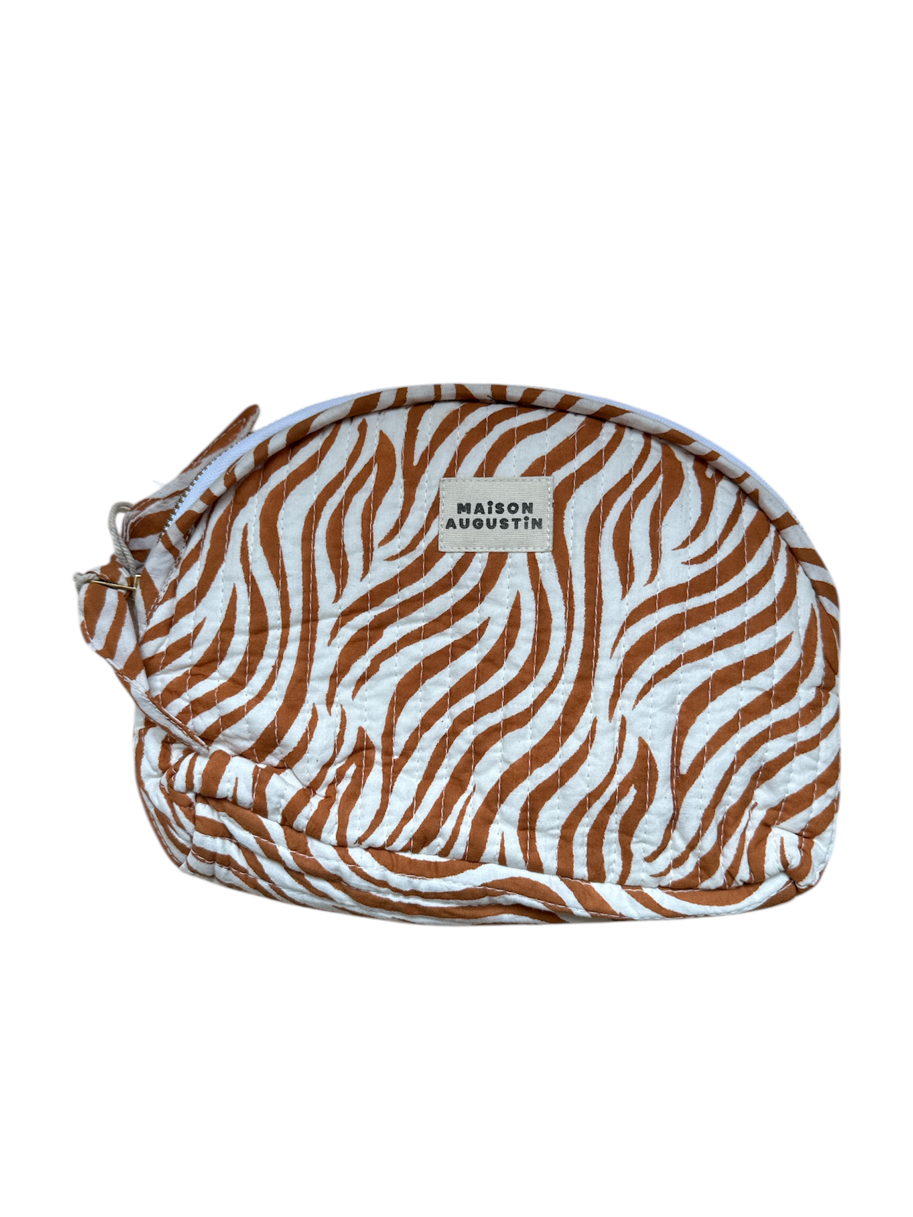 Trousse Make up Zebre camel