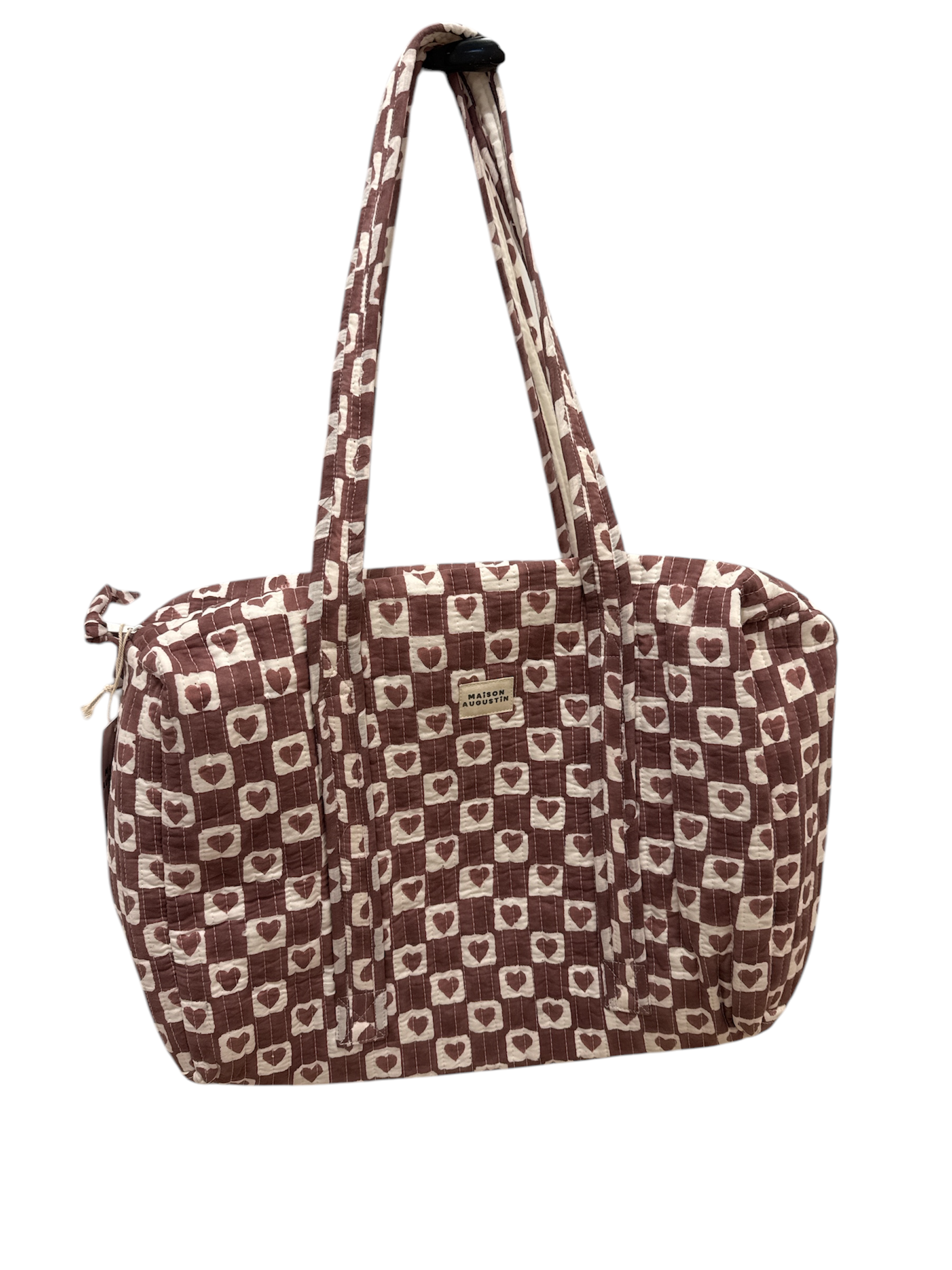 Sac Week end Coeur Prune