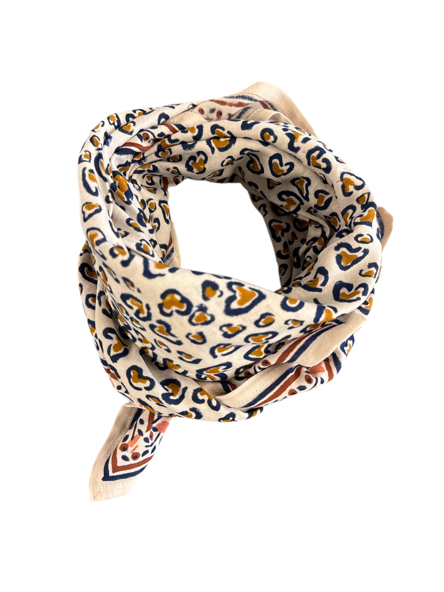 Foulard Adulte Léo Navy 100cm