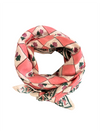 Foulard Adulte Flo Pink 100 cm