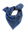 Foulard Bébé Enfant Zèbre Indigo 50cm