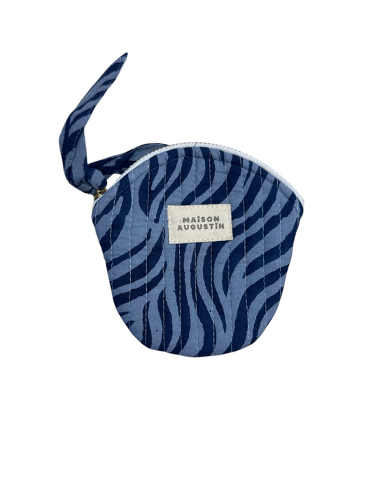 Porte Monnaie Zebre Indigo