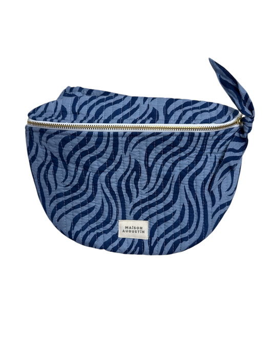 Sac Banane Mum Zebre Indigo