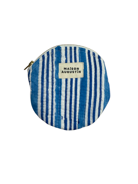 Porte Monnaie Stripe Bleu