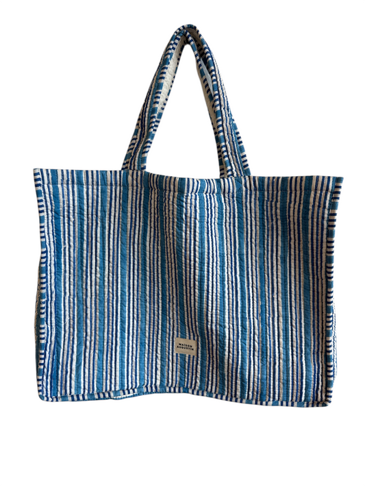 Cabas Stripe  Bleu
