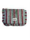 Petite Pochette Stripe Brique