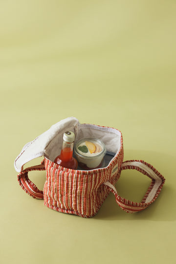Lunchbox stripe brown