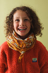 Foulard Adulte Flower doré