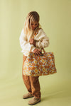 Sac week end Flower doré