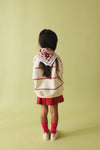 Foulard Bébé Enfant Flower Brown