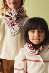 Duo Foulard Matchy Matchy 1 grand et 1 petit Flower brown