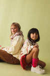 Duo Foulard Matchy Matchy 1 grand et 1 petit Flower brown