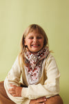 Foulard Adulte Flower brown