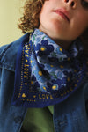 Foulard Bébé Enfant Flower Minuit