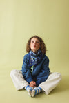 Foulard Bébé Enfant Flower Minuit