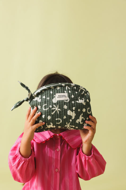 Trousse Make up Cowboy vert