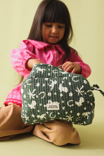 Trousse de toilette Cowboy vert