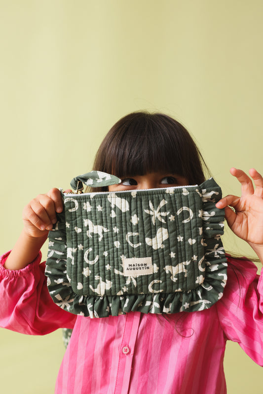 Petite Pochette Cowboy vert