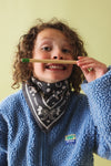 Foulard Bébé Enfant Cow-boy gris