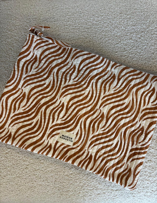 Housse ordinateur Zebre Camel