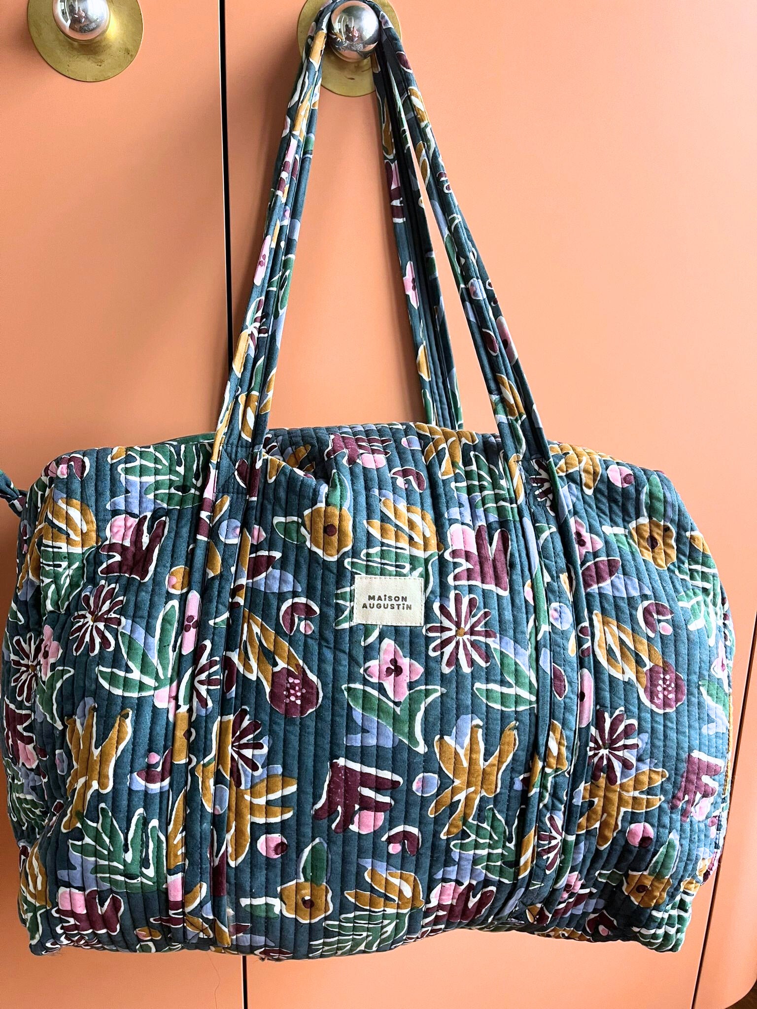 Sac week end matelassé & grand sac cabas | Maison Augustin