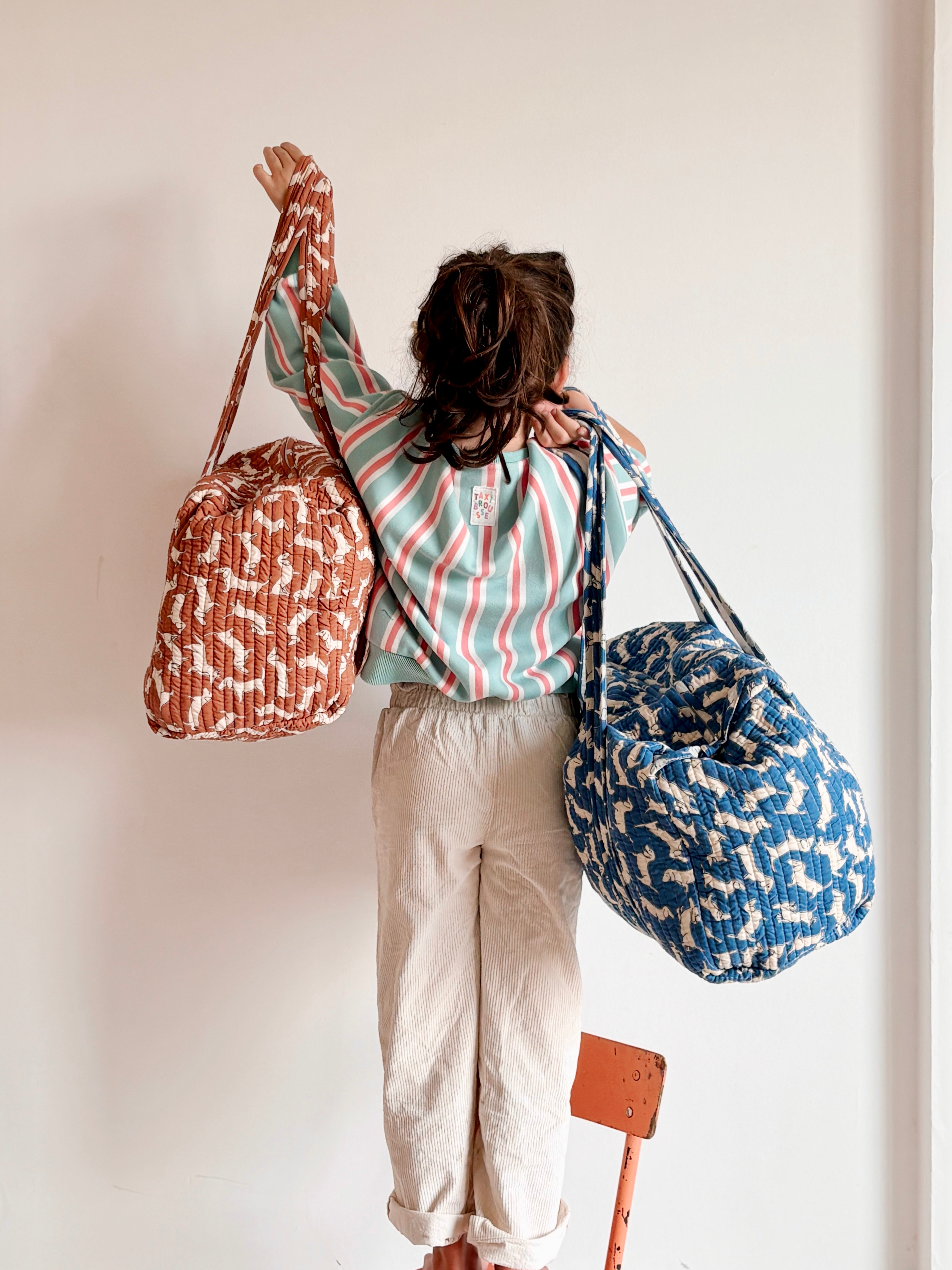 Sac Week end Teckel Blue