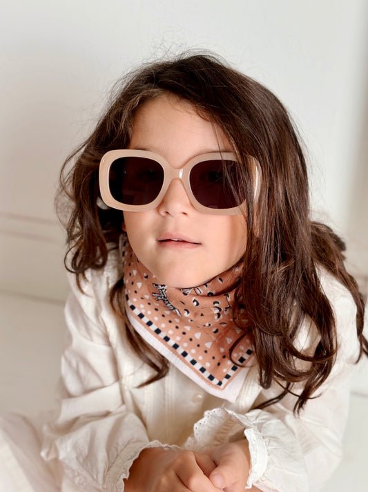 Foulard Bébé Enfant Zebra Beige