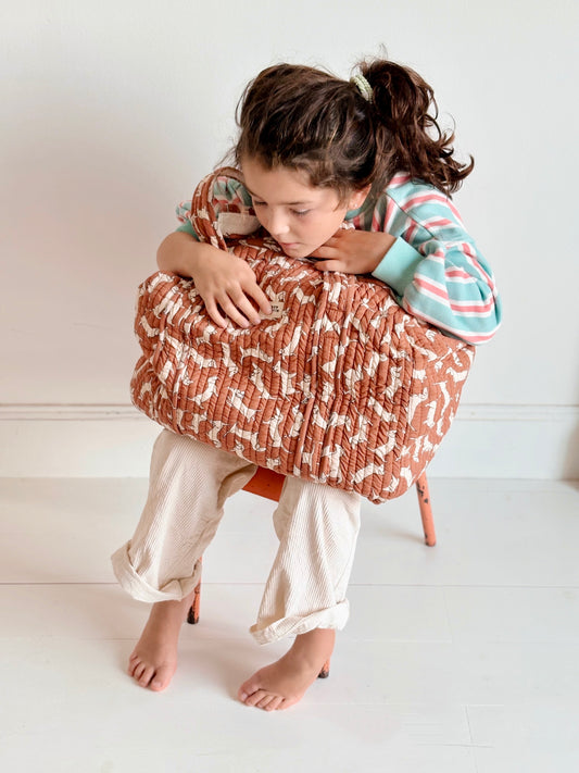 Sac Week end Teckel Brown