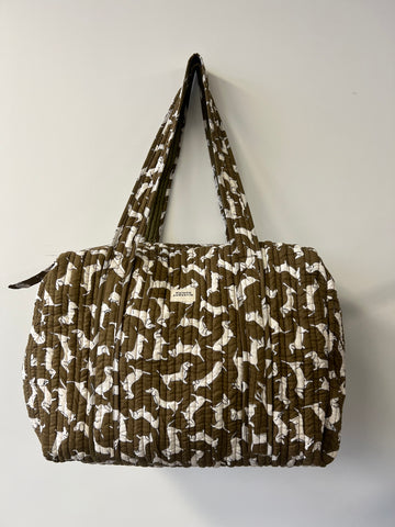 Sac Week end Teckel Kaki