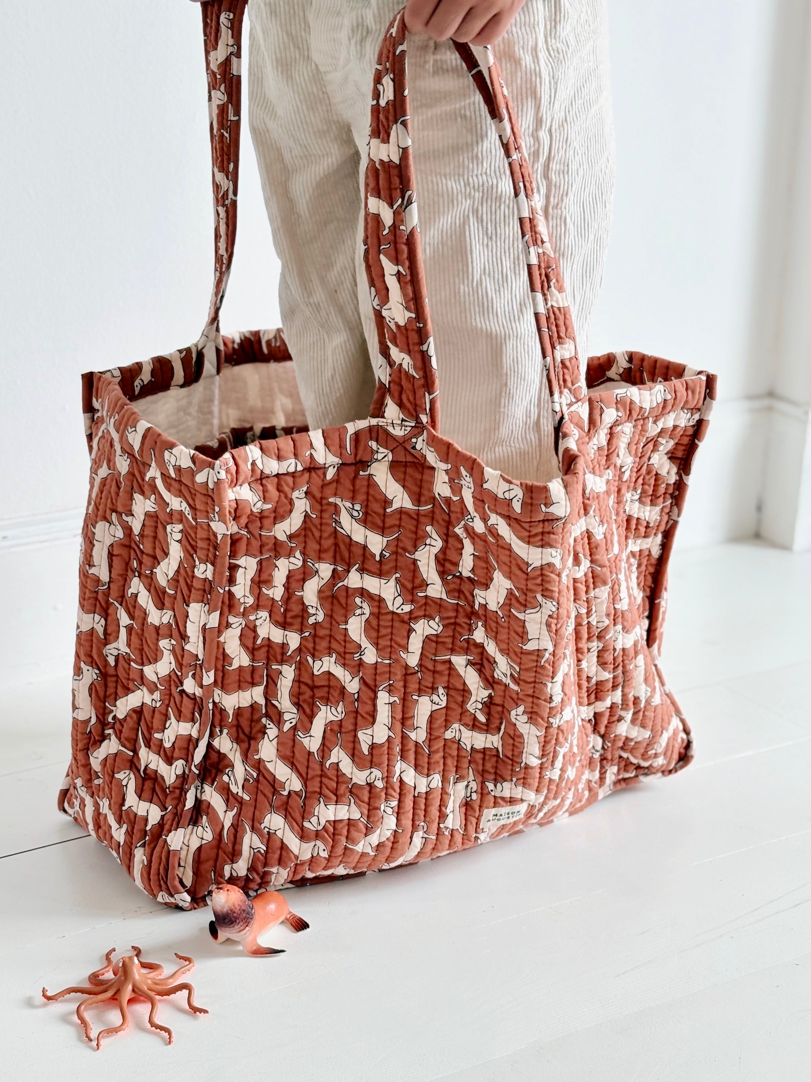 Cabas Teckel Brown