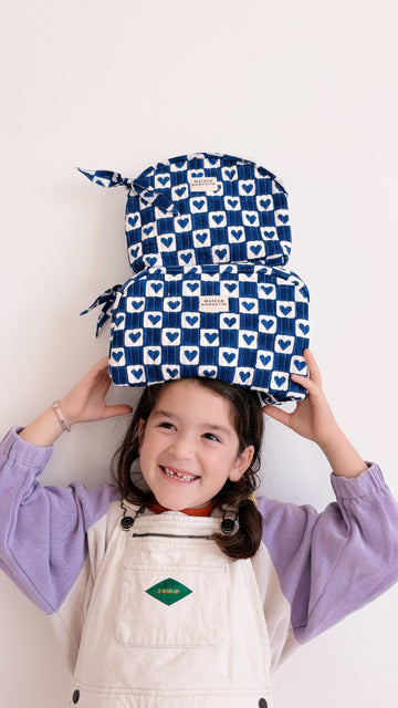 Trousse de toilette Damier Bleu