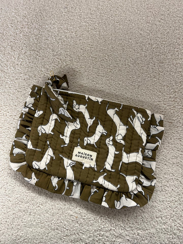 Petite Pochette Teckel Kaki