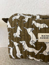 Trousse de toilette Teckel Kaki
