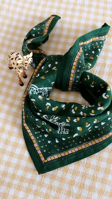 Foulard Bébé Enfant Zebra Gazon