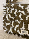 Grande Pochette Teckel Kaki
