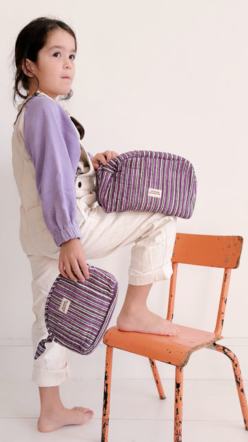 Trousse de toilette Stripe Purple