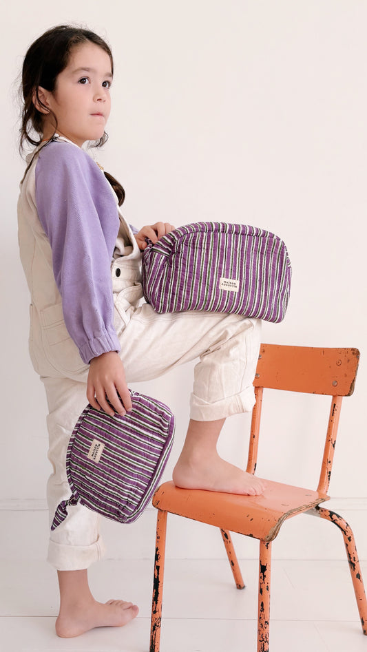 Trousse de toilette Stripe Purple
